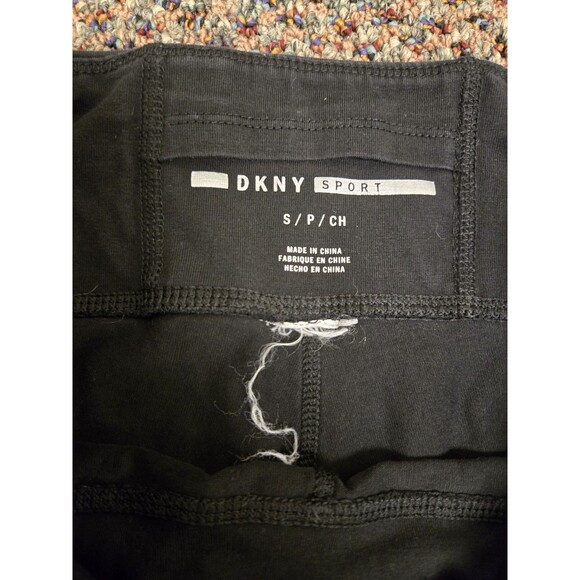 DKNY Sports Leggings 'Black' White Logo (Women's S) - Picture 9 of 12